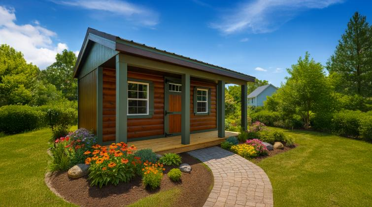 Half Log Siding 